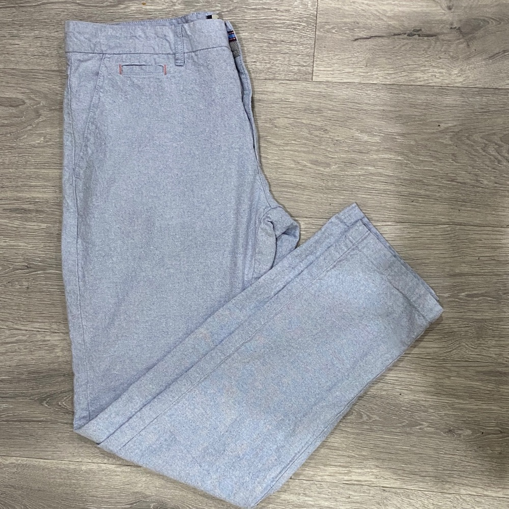 Top Secret Light Blue Men's Slim Fit Chinos Sz 34